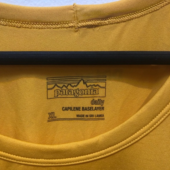 Patagonia Yellow Tank Top Vibrant and Stylish - Picture 2 of 4